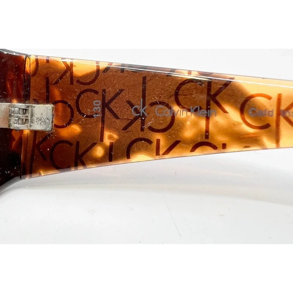 Calvin Klein Eyeglasses Women Tortoise Monogram Logo 3066S 004 57-16-130